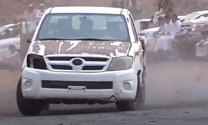 Killing a Toyota Hilux, the Arabian Style
