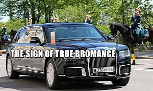 Kim Jong Un Loved His Ride in the Aurus Senat Limo, So Putin Gave Him One as a Gift