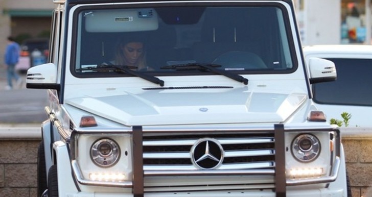 Kim Kardashian and Blac Chyna Spotted in Tyga’s Mercedes G-Class