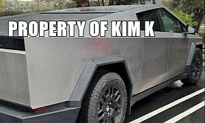 Kim Kardashian Is the "Cool Carpool Mom" With Her New Tesla Cybertruck