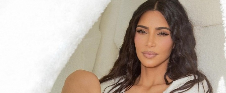 Kim Kardashian paid $73,000 for the custom wrap on Lamb-Bo