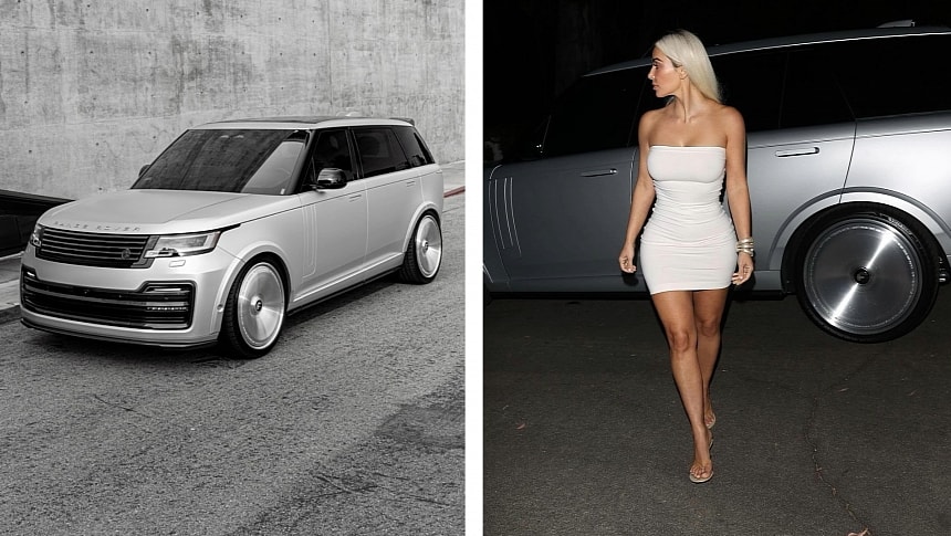 Kim Kardashian's New Car - Custom Range Rover