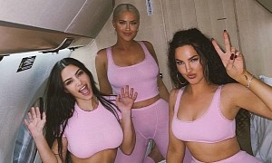 Kim Kardashian Throws Pajama Party on Board a Luxury Jet for Her Friend