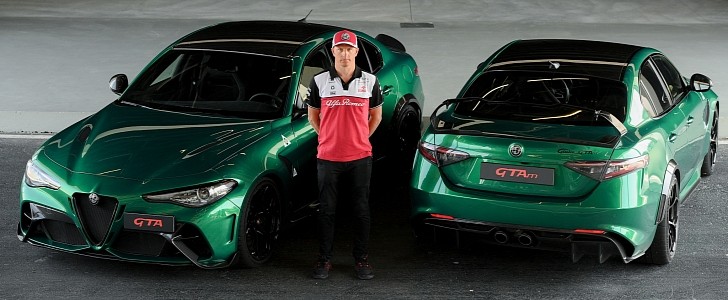 Kimi Raikkonen Test Drives the new Alfa Romeo Giulia GTA