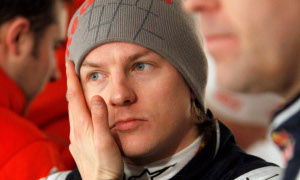 Kimi Raikkonen Experiences Slight Collision in Rally Sweden Recce