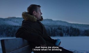 Kimi Raikkonen Says “Leave Me Alone” In Beverage Ad