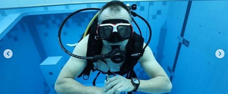 Deepspot is the world's deepest diving pool, with a maximum depth of 54.4 m (149 ft)