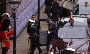 King Charles III and Prince William Arrive at Queen Elizabeth's Funeral Together
