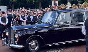 King Charles III's First Royal Ride to Buckinham Palace Was in a Rolls-Royce Phantom VI