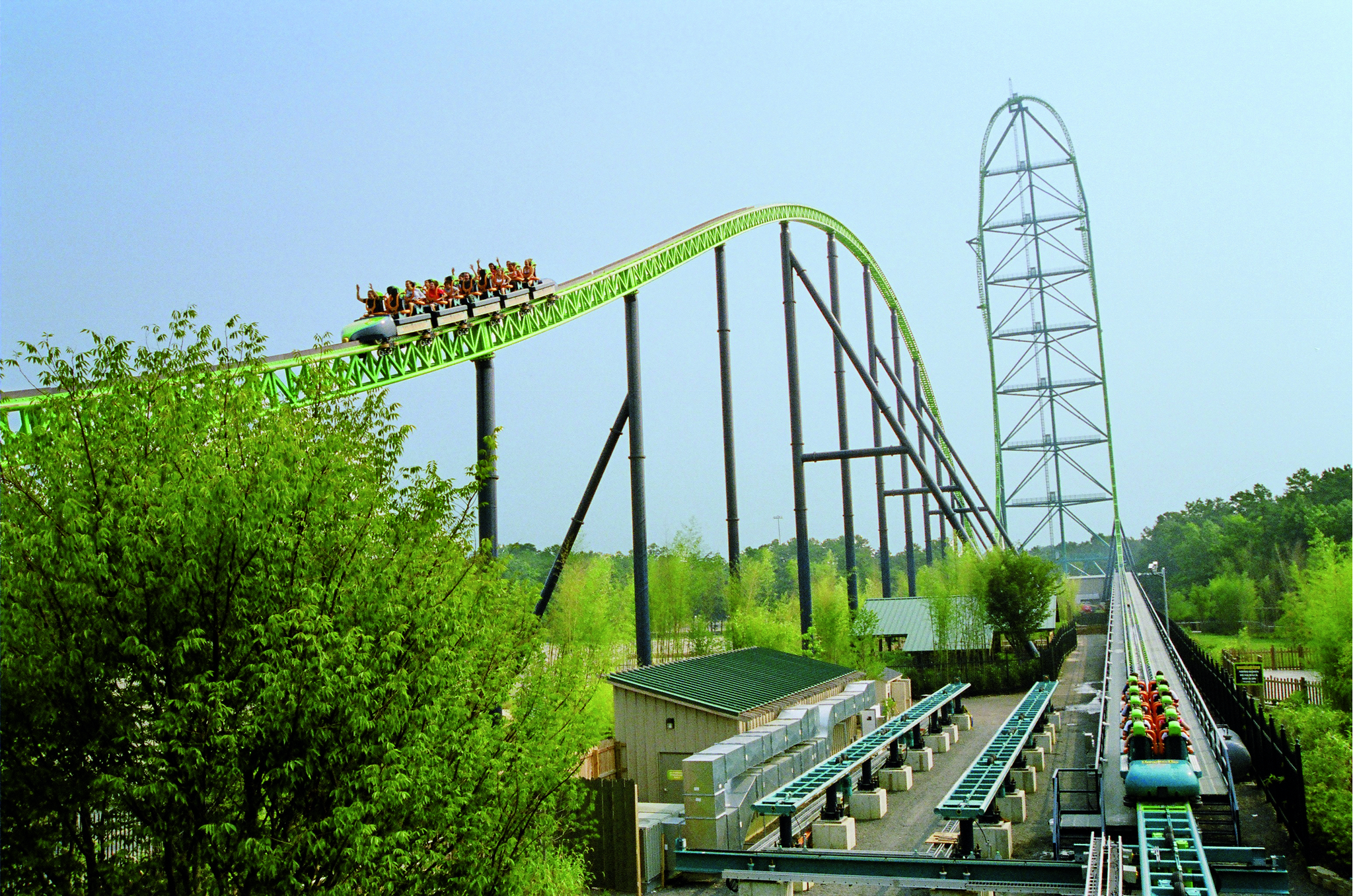highest roller coaster in the world view