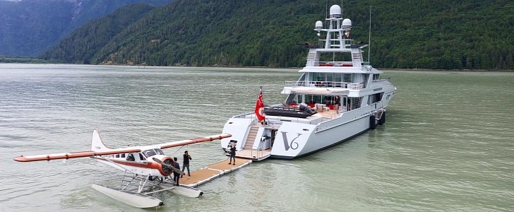 The V6 is a gorgeous explorer superyacht that can travel the world