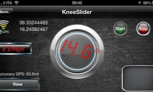KneeSlider App to See How Much You Lean through the Twisties