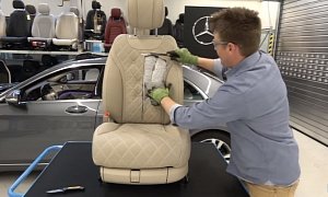 Knifing Open a Mercedes-Benz S-Class Seat Is So Wrong We Too Absolutely Love It