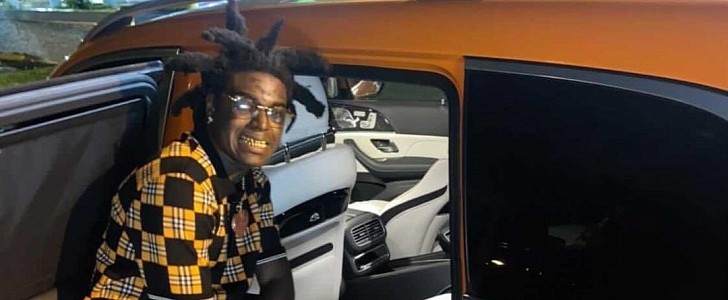 Kodak Black Is Back to Matching With His Mercedes-Maybach GLS Just