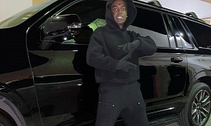 Kodak Black Is Back to Matching His Rides, a Dodge Charger and a Cadillac Escalade