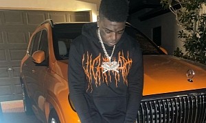 Kodak Black Is Back to Matching With His Mercedes-Maybach GLS Just Because He Can