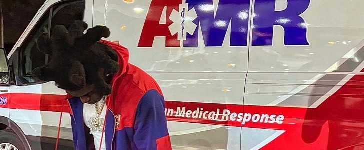 Don't Call 911! Kodak Black Ran Out of Cars to Match With, Now Picked an  Ambulance - autoevolution