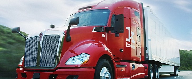 The 4th-generation Kodiak truck is packed with highly-advanced autonomous technology