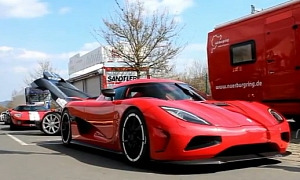 Koenigsegg Agera R and CCXR Sound on the Nurburgring