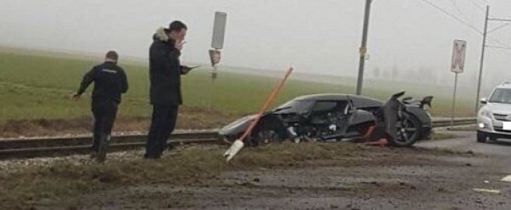 Koenigsegg Agera RS Swiss crash