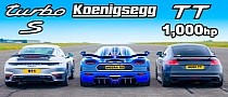Koenigsegg Agera RST Drag Races Porsche 911 Turbo S, All Bets Are Off