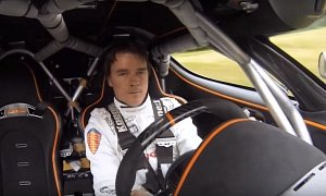 Koenigsegg Chief Test Driver Manhandles One:1 with a Rollcage: Brutish V8 Sounds