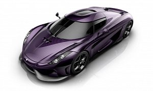 Koenigsegg's Tribute to Prince Is a CCXR Wrapped in Purple and a Rendered Regera