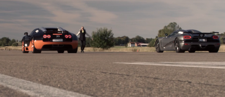 Bugatti Veyron Vitesse Drag Races Koenigsegg Agera R
