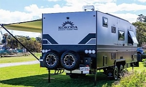 Kokoda Caravans Tribute 2 Is an Amazing Couple's Travel Trailer Built for Aussie Roads