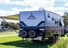 Kokoda Caravans Tribute 2 Is an Amazing Couple's Travel Trailer Built for the Aussie Roads