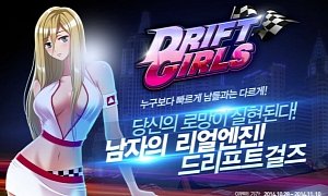 Korean Racing App Turns Anime Babes in Drift Girls