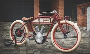Kosynier Vintage eBikes Look like 100-Year-Old Motorcycles
