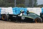 Kovalainen Crashes T127 at Jerez