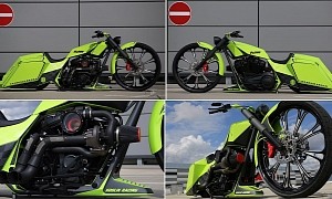 KR 300 Custom Motorcycle Has a 300 HP Turbocharged Milwaukee-Eight for a Heart