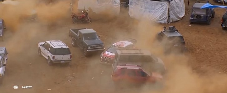 Chris Meeke wins 2017 Mexico WRC round after crashing his Citroen in a parking lot