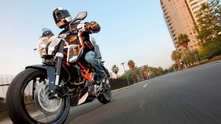 The KTM 390 Duke will have Bosch 9M ABS as an option