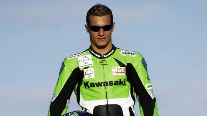 Alex Hofmann, when he rode for Kawasaki