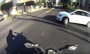 KTM Rider Gets T-Boned By Rushing Driver