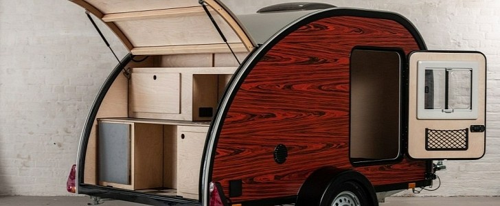 Kulba's Woody Is a Wooden, Handcrafted Retro Teardrop Camper With a Sweet Price