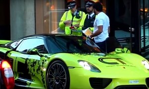 Kuwaiti Porsche 918 Spyder Busted by London Police Is Awkward Hypercar Spotting