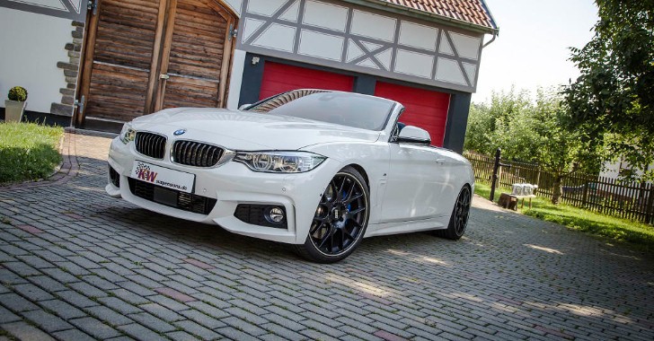 BMW 4 Series Convertible on KW Springs