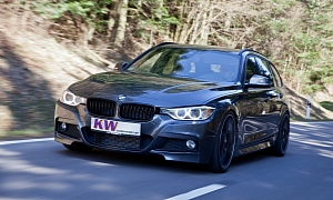 KW Releases iPhone Controlled Suspension for 2013 BMW 3 Series Touring