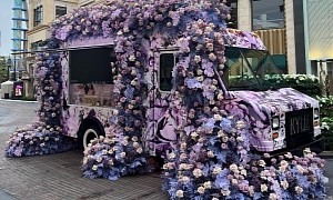 Kylie and Kendall Jenner Get Special, Custom Flowery Truck to Launch Their Cosmetic Line