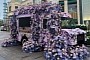Kylie and Kendall Jenner Get Special, Custom Flowery Truck to Launch Their Cosmetic Line