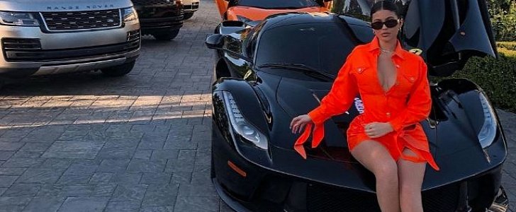 Makeup mogul Kylie Jenner shows off her cars