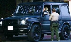 Kylie Jenner Gets a Speeding Ticket in Her G-Wagen From Hell