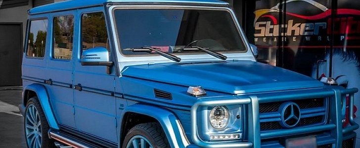 Kylie Jenner’s G-Wagon Turns Baby Blue