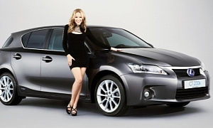 Kylie Minogue's Lexus CT 200h Raises Money for Charity