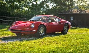 L-Series 1970 Ferrari Dino 246 GT Shows Low Miles, All Numbers Match