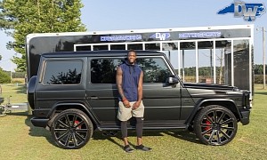 LA Chargers Star Mike Williams Drives a Murdered-out Matte Black Mercedes-AMG G 63
